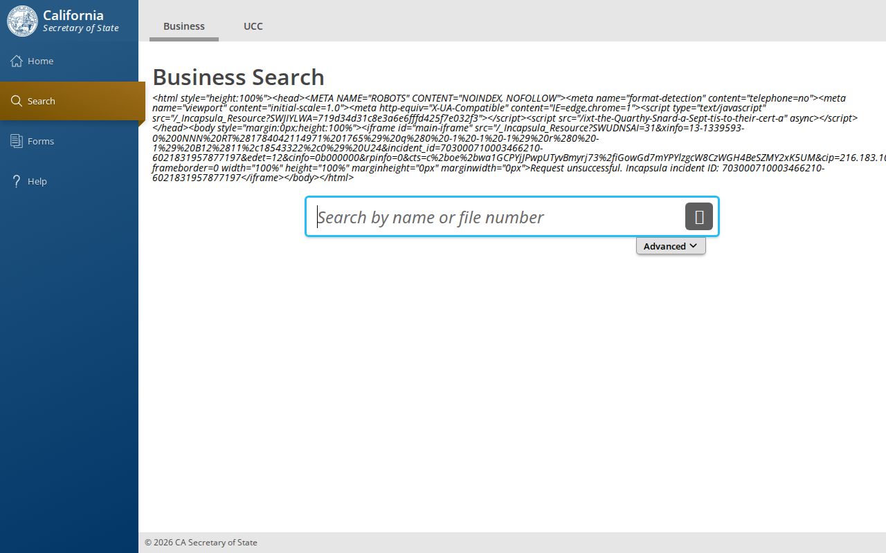 La Cañada Flintridge people search with California business filings