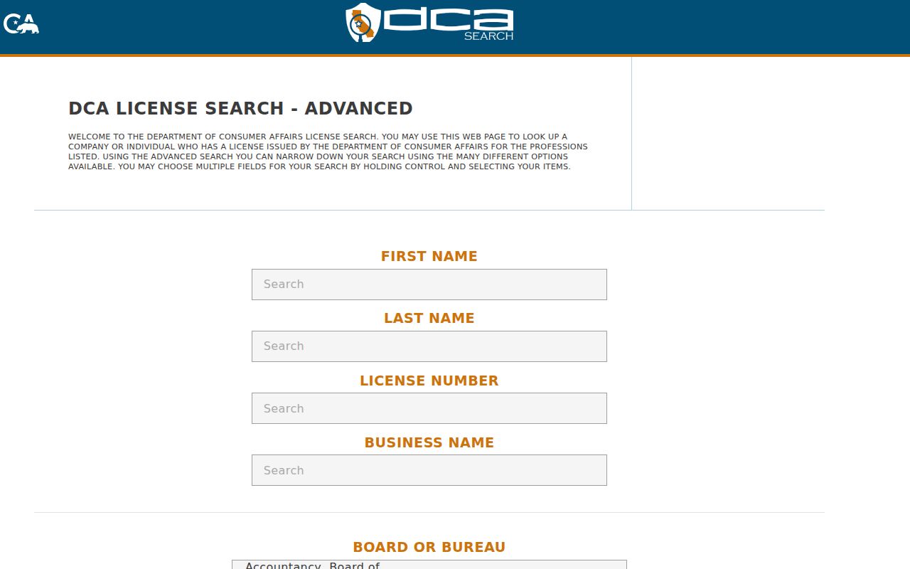La Cañada Flintridge people search through California license records