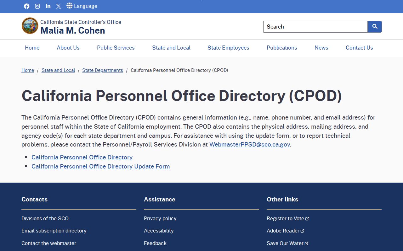 La Cañada Flintridge people directories source for California personnel office contacts