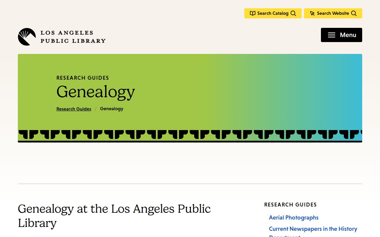 La Cañada Flintridge directory research through the LAPL genealogy collection